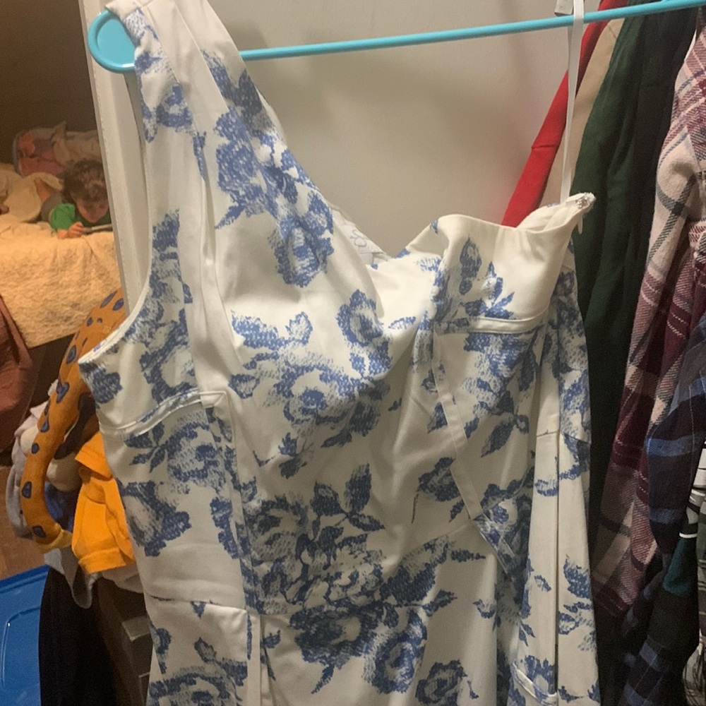 Jessica Simpson one shoulder cocktail dress size 14